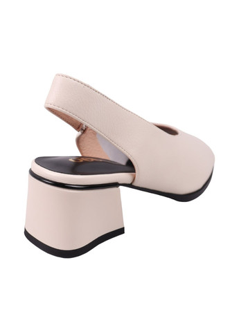 Белые босоножки женские молочные натуральная кожа Oeego