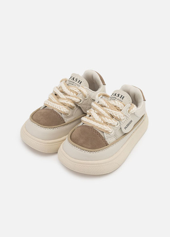 Бежеві кеди для дівчинки колір бежевий цб-00256063 Bessky