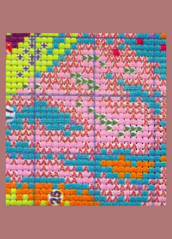 Набор для вышивания по нанесённой на канву схеме "Horses". AIDA 14CT printed 60*36 см Joy Sunday (313614293)