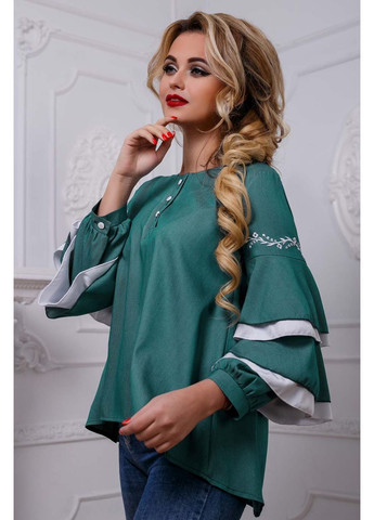 Зелёная блуза 956.2574 Seventeen