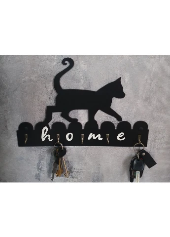 «Home Cat» — інтер'єрна ключниця з МДФ ArtWiL Decor (394132471)