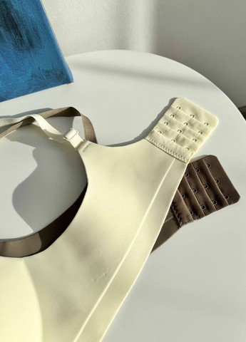 Молочный бесшовный бюстгальтер с эффектом push-up коллекции «поддержка» молочный VIDCHUY