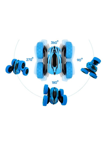 Трукова машинка перевертень-всюдихід на радіокеруванні Rapidly stunt Car S688-1D, 16*15,5*7 см, Синій No Brand (315825101)