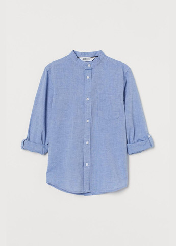 Синяя рубашка H&M