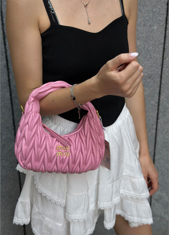 Женская сумка Miu miu 2178 розовая No Brand (301065002)
