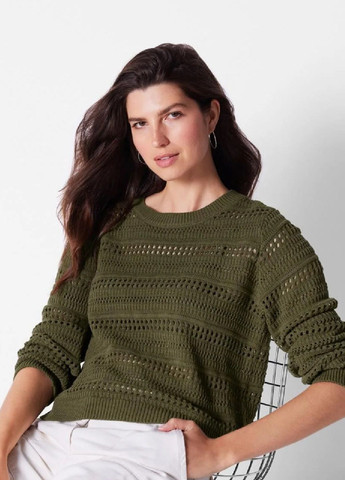 Оливковий (хакі) светр в'язаний Esmara