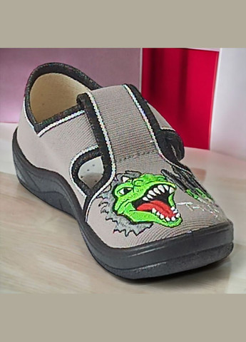 Ортопедичні тапочки на липучці капчики для хлопчика змінне взуття в садок змінка Валді Waldi (341277509)