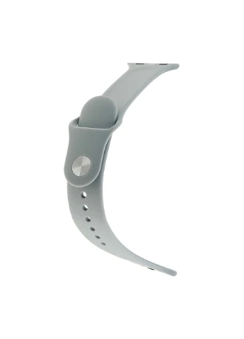 Ремінець Apple Watch силікон Cloud Gray протиударний для моделей 38-41 мм Smart Watch (370167142)