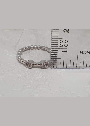 Срібне кільце Корона з фіанітами. 90101020 Qvaliz (322578677)