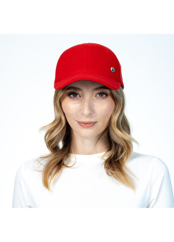 Бейсболка с регулятором женская кашемир красная ШЕР LuckyLOOK 556-294 (322791777)