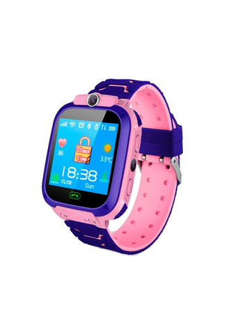 Детские смарт часы-телефон Aishi Q12 с GPS (Pink) No Brand (322864297)