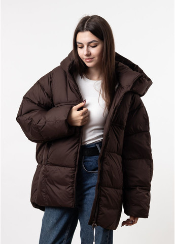 Темно-коричневий зимній Пуховик Towmy