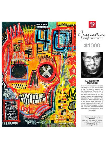 Пазл Imagination: Kamil "Jakuza" Jaczynski 40 HZ 1000 эл (5908305249566) GoodLoot (348058222)