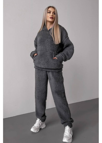 Теплый костюм «Teдди» 🧸 кофта с капюшоном и карманом кенгуру No Brand (369249462)