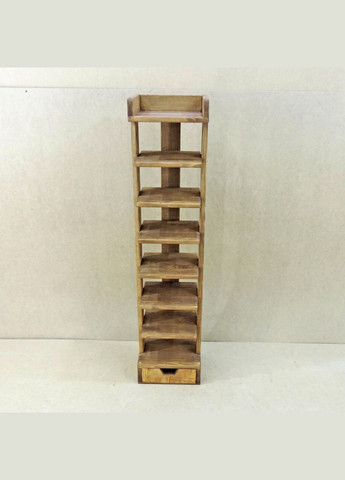 Полиця для взуття з дерева Бувре 8 капучино (ПДО-801909) No Brand (327868262)