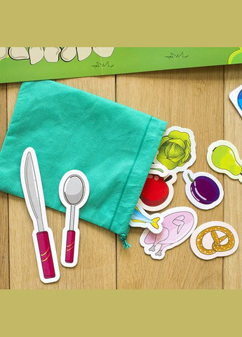 Детские учебные пазлы. Изучаем продукты питания 13203003, 20 развивающих игр в наборе Ranok Creative (367991479)