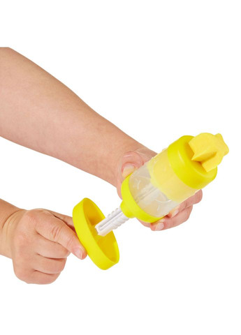 Незастывающая масса для лепки с прессом 595106(Yellow) 5х6х19 см Wonder Factory (366096789)