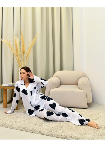 Черно-белая пижама Модельєр