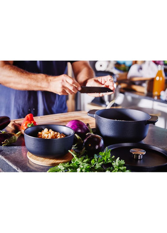 Миска с крышкой Matte Oven-to-table CC004972-001 15 см 1 л черная KitchenAid (368763957)