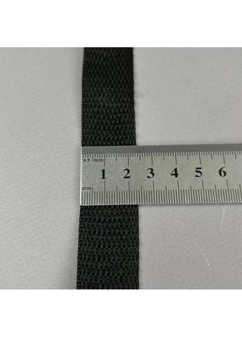 Лента ременная, стропа мягкая 2 см - черная Plus-plus (354793919)