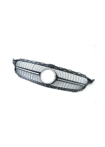 Решетка радиатора Mercedes C-Class W205 2018-2021 (B-W205192) No Brand (381823071)