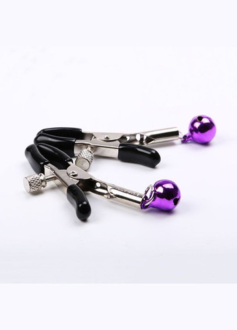 Затиски бдсм для сосків NippRing з бубенчиками прикраса на соски Lovetoy (303882568)
