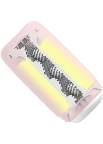 Мастурбатор PUFFY Strawberry Pink, ультрамягкий материал, многоразовый, сквозной Tenga (315048336)