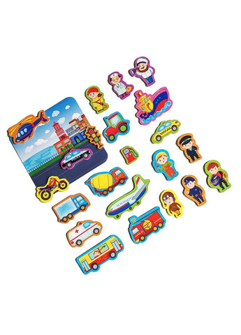 Набір магнітів з дошкою Transport RK2090-04 (5903858960364) shop (5903858960364) Vladi toys (372856735)