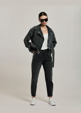 Серый женский пиджак джинсовый серый Dilvin - всесезон