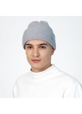 Шапка по голове мужская вискоза серая СТИМ 570-474 LuckyLOOK 570-474М (322791116)