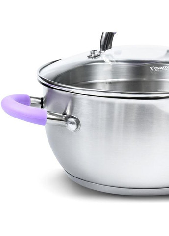 Каструля Annette 4.7л з нержавіючої сталі з кришкою-друшляком Fissman (372176255)