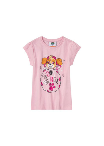 Рожева всесезон піжама літня для дівчинки футболка + шорти Lupilu