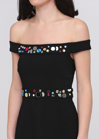 Черное кэжуал платье Monki однотонное