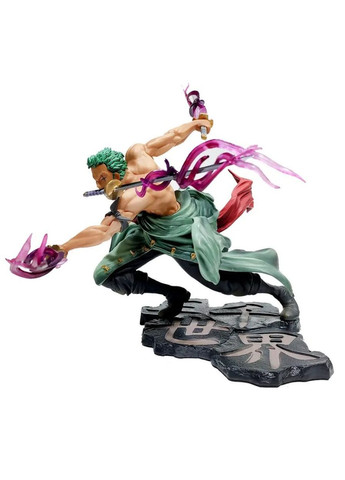 Фігурка Ророноа Зоро One Piece 10 см, колекційна аніме статуетка з підставкою, пластиковий персонаж Великий куш для фанатів No Brand (362682303)