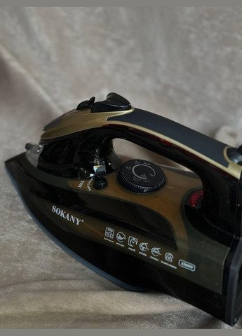 Утюг SK-11027 утюг вертикальное отпаривание для глажки одежды Золотой 3200 Вт Sokany (302239958)