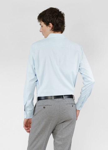 Сорочка чоловіча блакитна Arber Custom Fit (304836610)