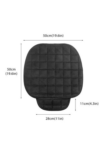 Автомобільна накидка велюрова чорна 50х50 см, накидка на сидіння для захисту від бруду No Brand (361669592)