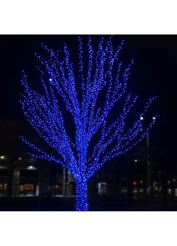 Гірлянда Нитка вулична 30 м 300 LED чорний провід для декору будинку та саду світлодіодне освітлення Garlando (370432239)