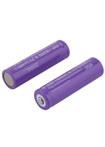Акумулятор Li-MN 18650 3,7V IMR 35A 2500mAh для ліхтарів (код: WX18650) No Brand (331902295)