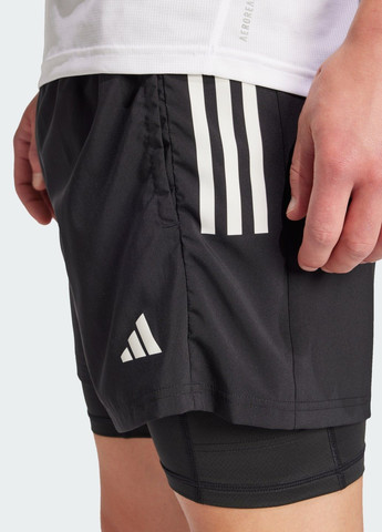 Шорты Own the Run CLIMACOOL 2-in-1 5-Pocket adidas (339604247)