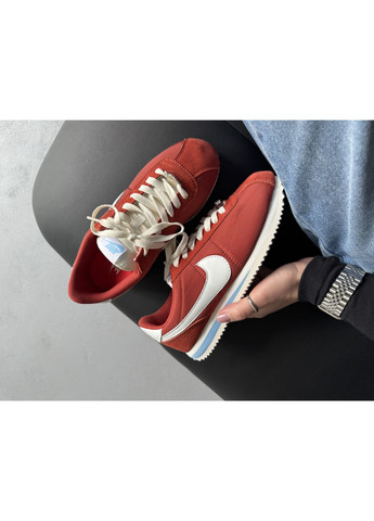 Комбіновані Осінні кросівки чоловічі nike cortez red найк кортез No Brand