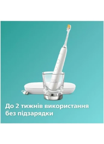 Зубная электрощетка HX9911/19 Sonicare DiamondClean 9000 White Philips (402263828)