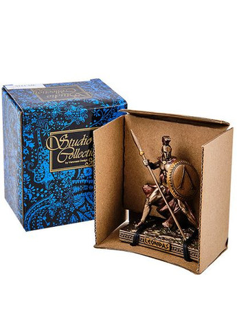 Статуэтка миниатюра Леонид царь Спарты 8 см бронзовое покрытие полистоуна 1907186 Veronese (302239482)