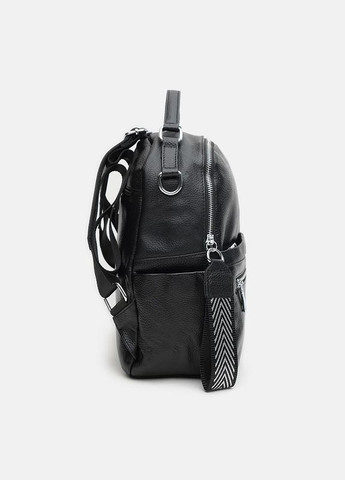 Рюкзак женский кожаный сумка через плечо K12108bl Черный Keizer (301871478)