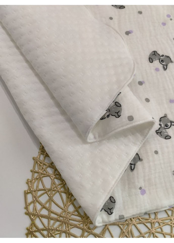 Муслиновые непромокаемые пеленки на трикотажной мембране, размер 40*57 No Brand (370370168)