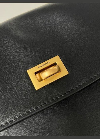 Сумка Balenciaga Rodeo Medium Handbag Gold Buckle Чорний No Brand (322264945)