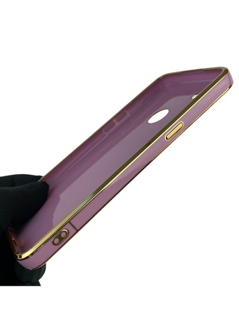 Чохол для C3 із захистом камери із золотою окантовкою на реалмі с3 чорничний gs1 Realme (366234891)