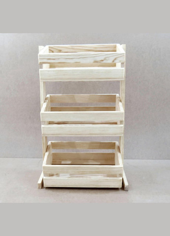 Лоток для овочів і фруктів з дерева Спінач бланже (ЯХО-002301) No Brand (327845377)