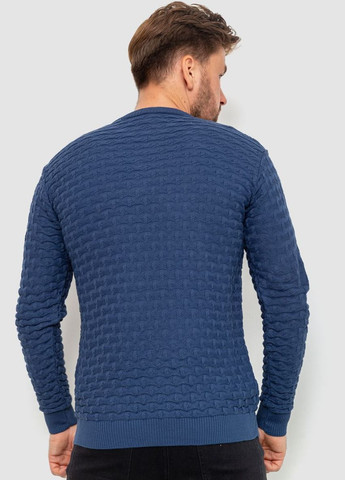Синий зимний свитер мужской, цвет джинс, Ager