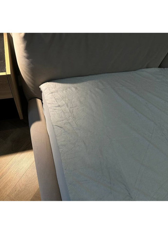 Наматрасник Аквастоп водонепроницаемый махровый 160x200 см серый NAM13 Ananasko (370281664)